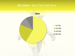 Message Memory Yellow PowerPoint Template