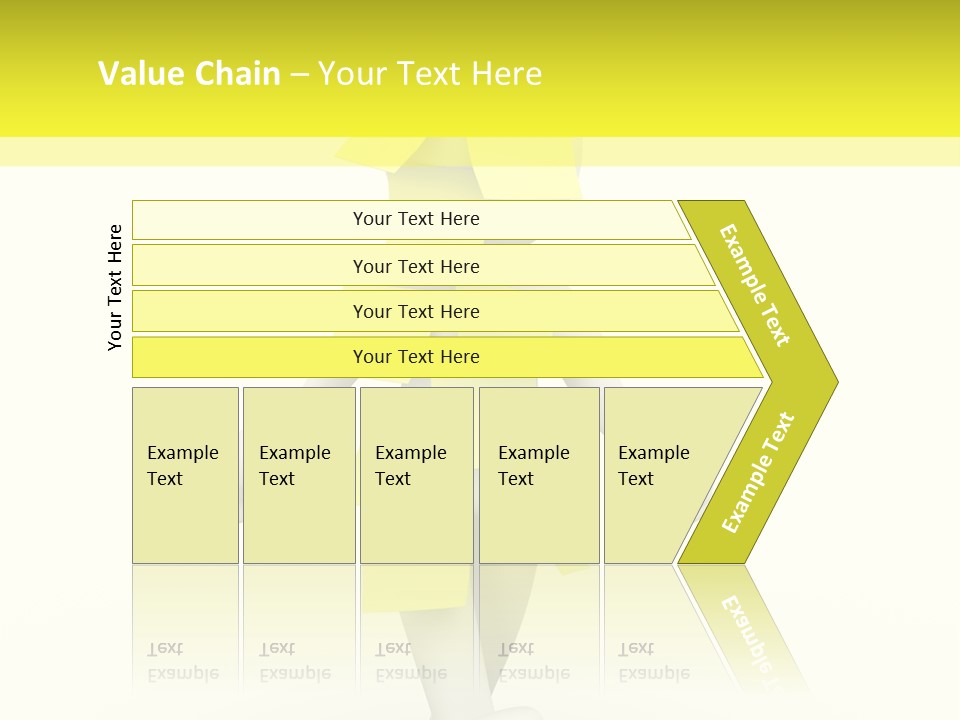Message Memory Yellow PowerPoint Template