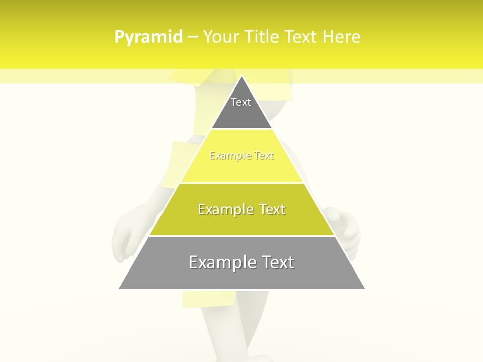 Message Memory Yellow PowerPoint Template