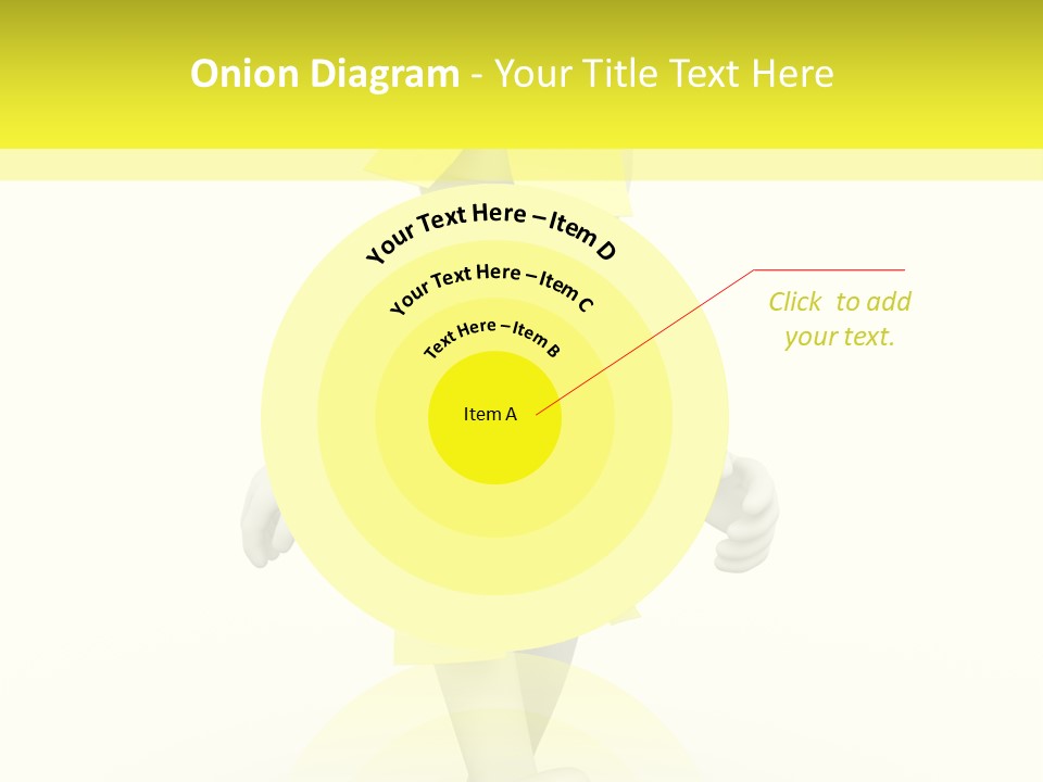 Message Memory Yellow PowerPoint Template