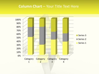 Message Memory Yellow PowerPoint Template