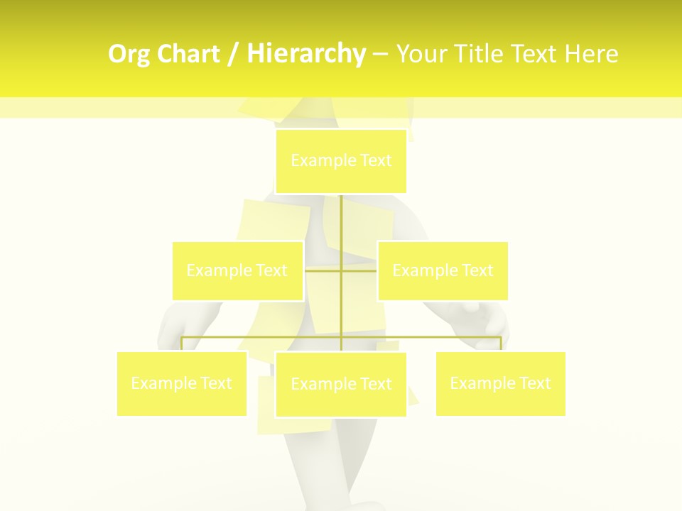 Message Memory Yellow PowerPoint Template