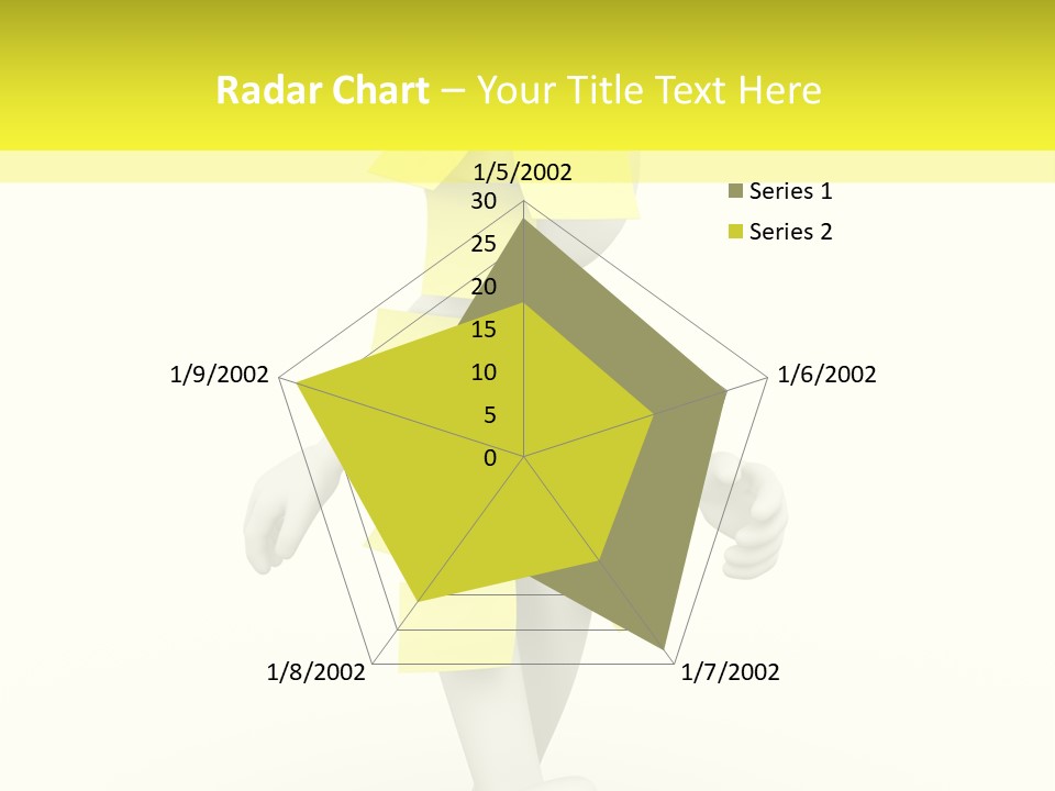 Message Memory Yellow PowerPoint Template