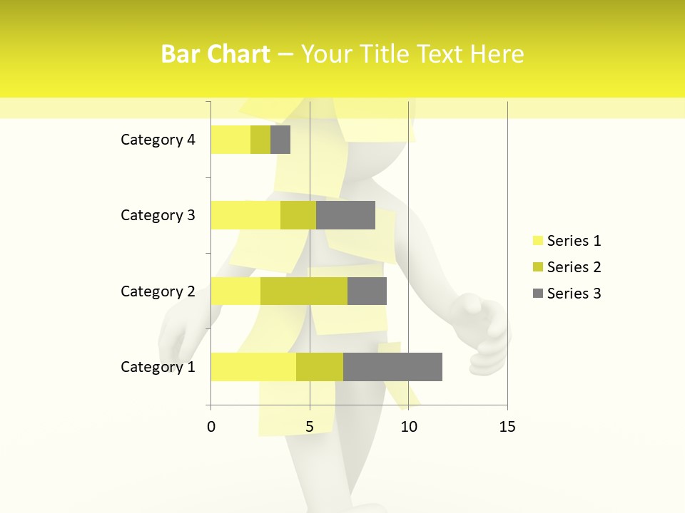 Message Memory Yellow PowerPoint Template