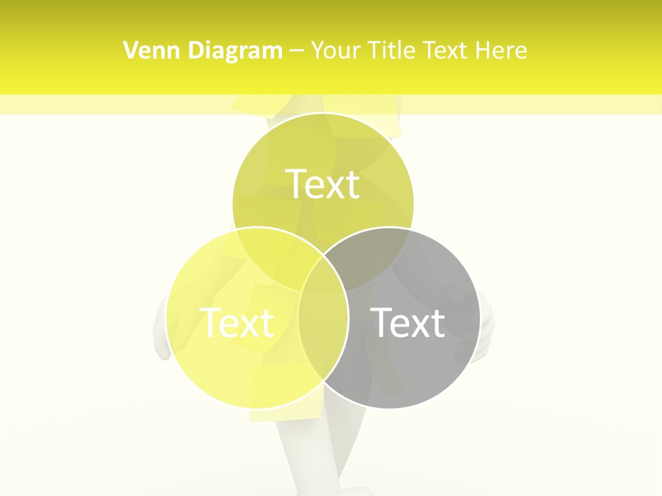 Message Memory Yellow PowerPoint Template