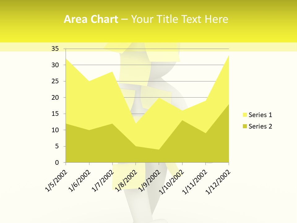 Message Memory Yellow PowerPoint Template