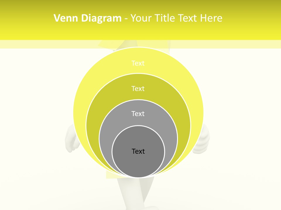 Message Memory Yellow PowerPoint Template