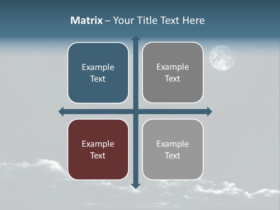 Celestial Design Background PowerPoint Template
