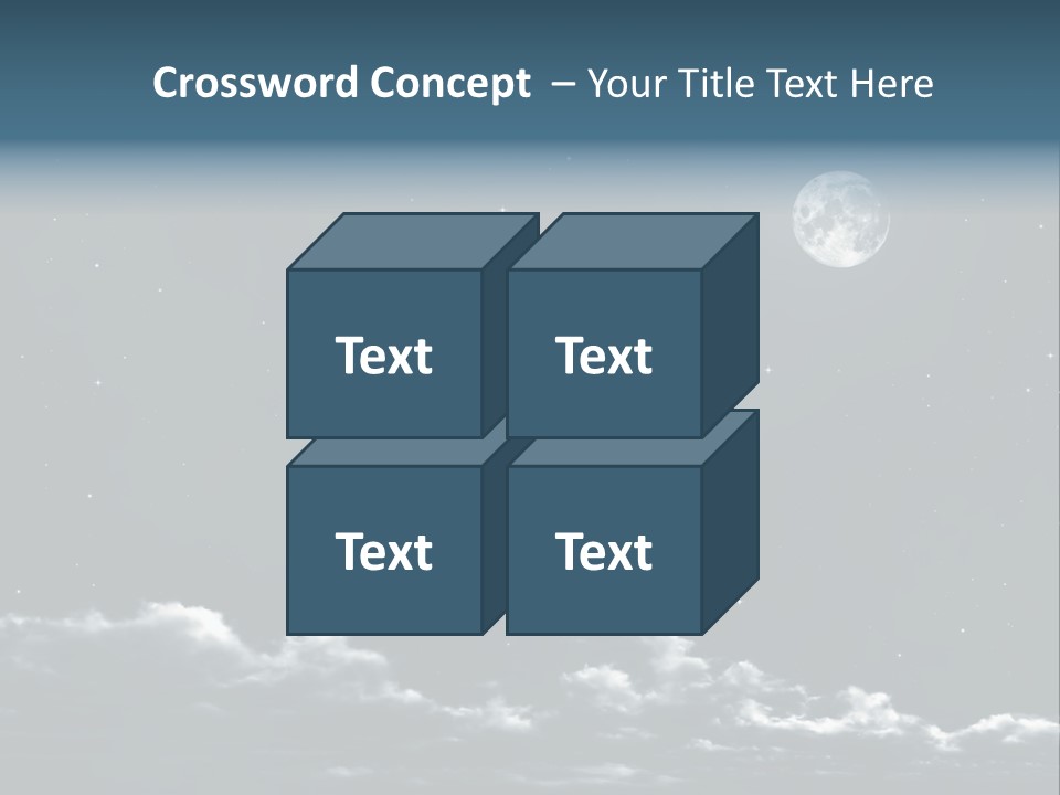 Celestial Design Background PowerPoint Template