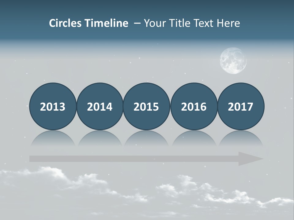 Celestial Design Background PowerPoint Template