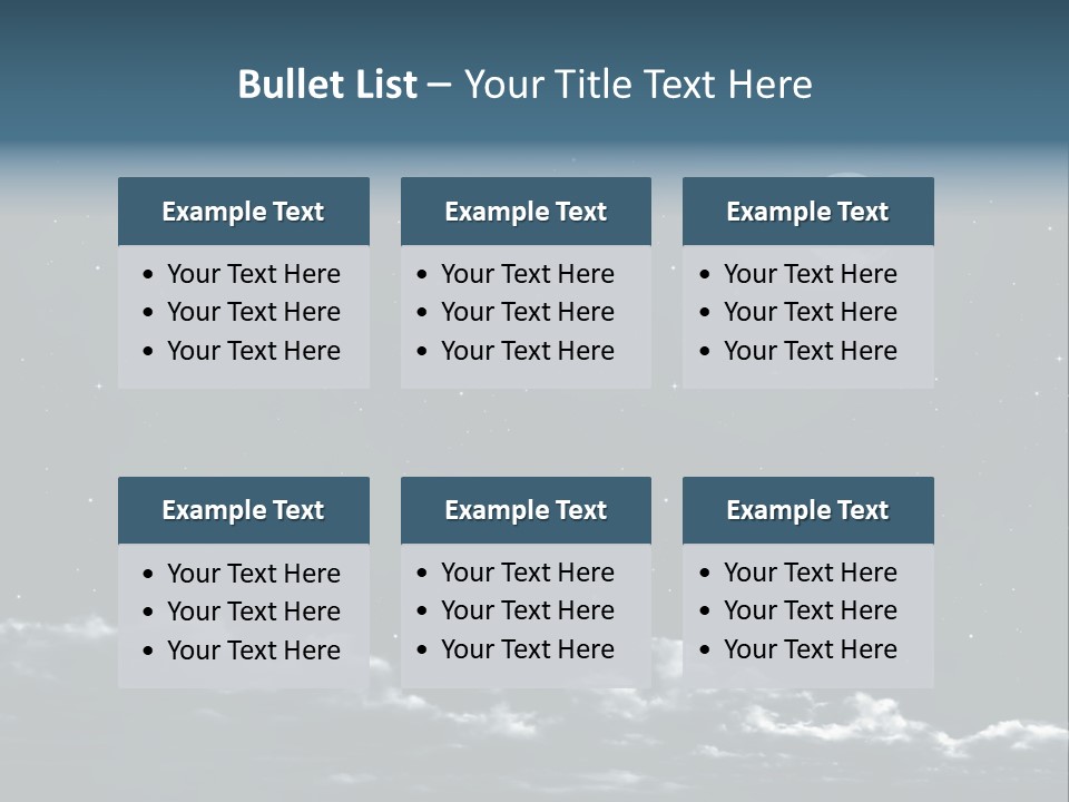 Celestial Design Background PowerPoint Template