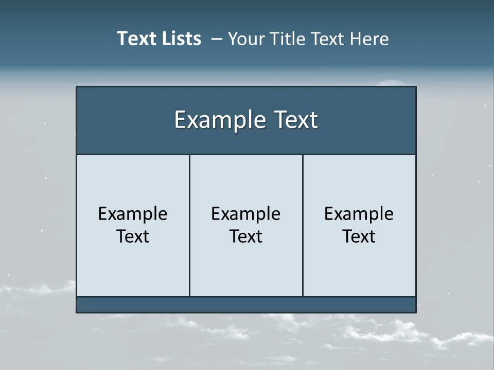 Celestial Design Background PowerPoint Template