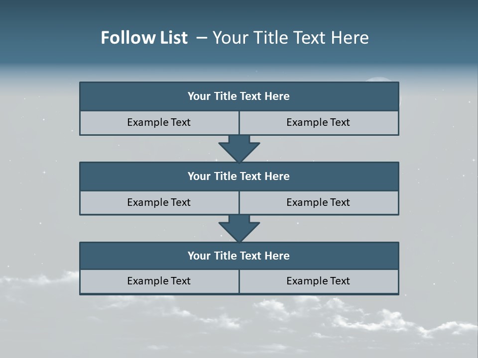 Celestial Design Background PowerPoint Template
