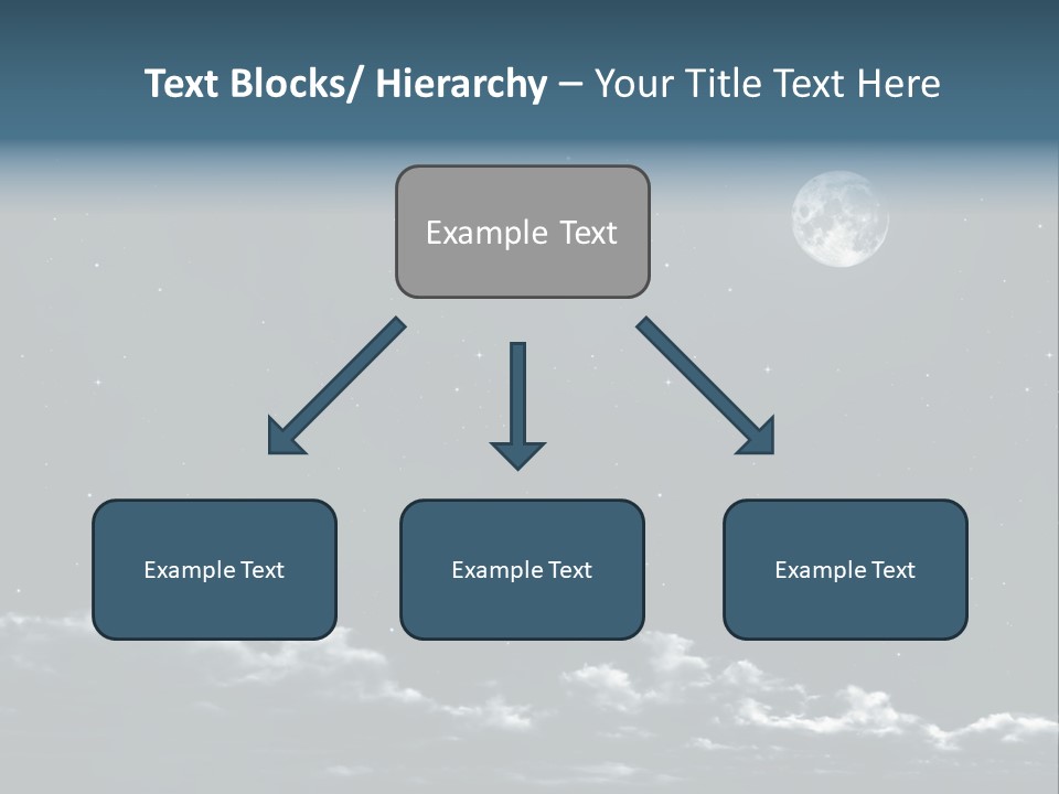 Celestial Design Background PowerPoint Template