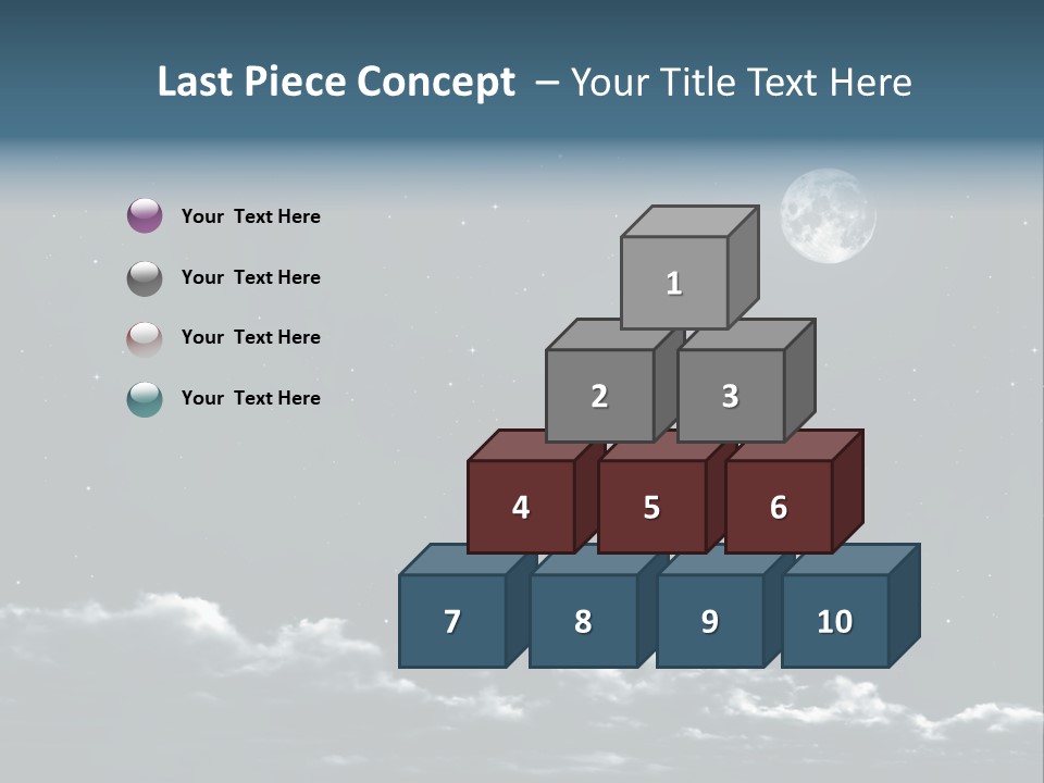 Celestial Design Background PowerPoint Template