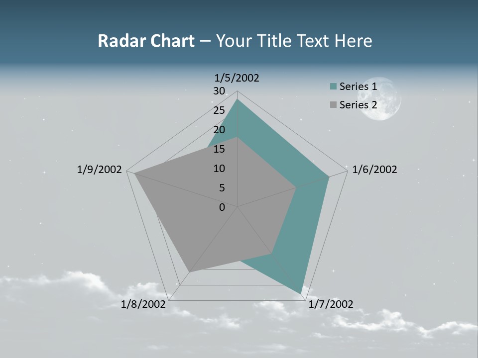 Celestial Design Background PowerPoint Template