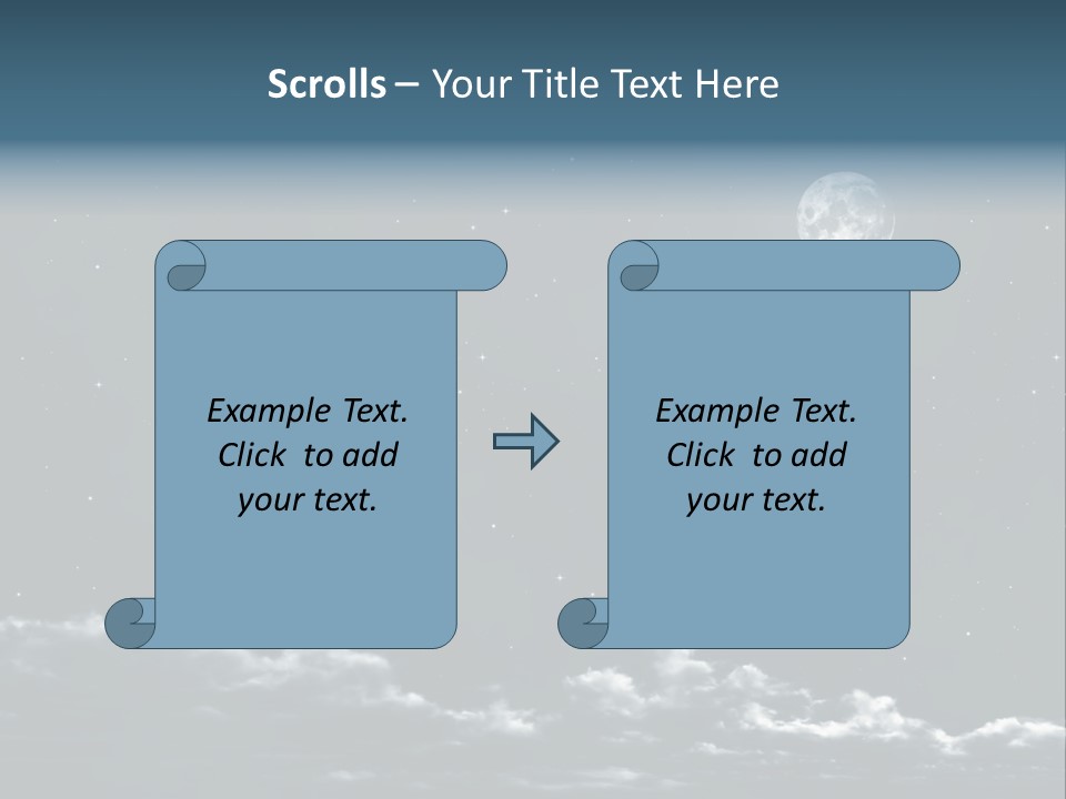 Celestial Design Background PowerPoint Template