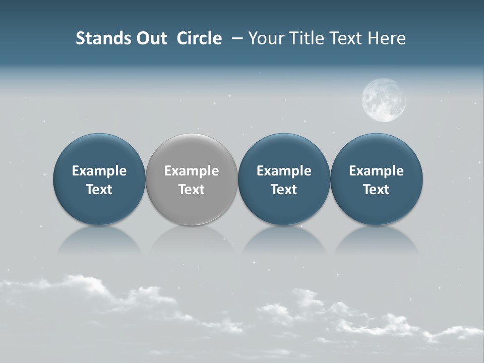 Celestial Design Background PowerPoint Template