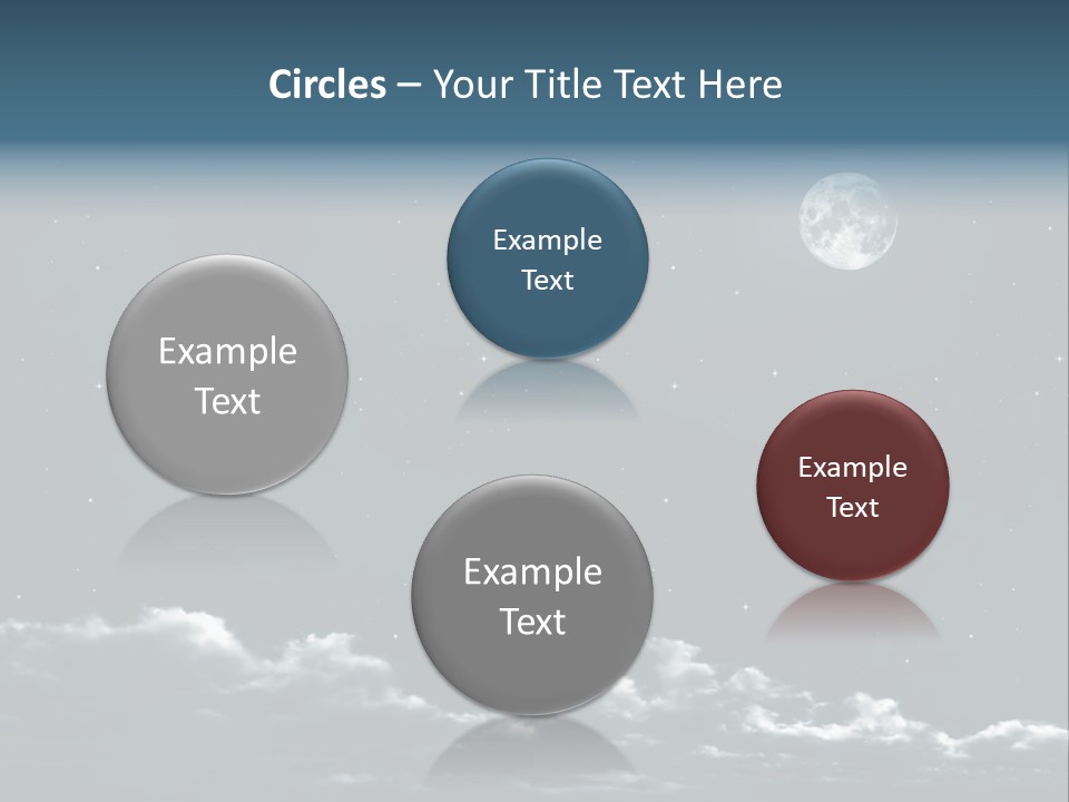 Celestial Design Background PowerPoint Template