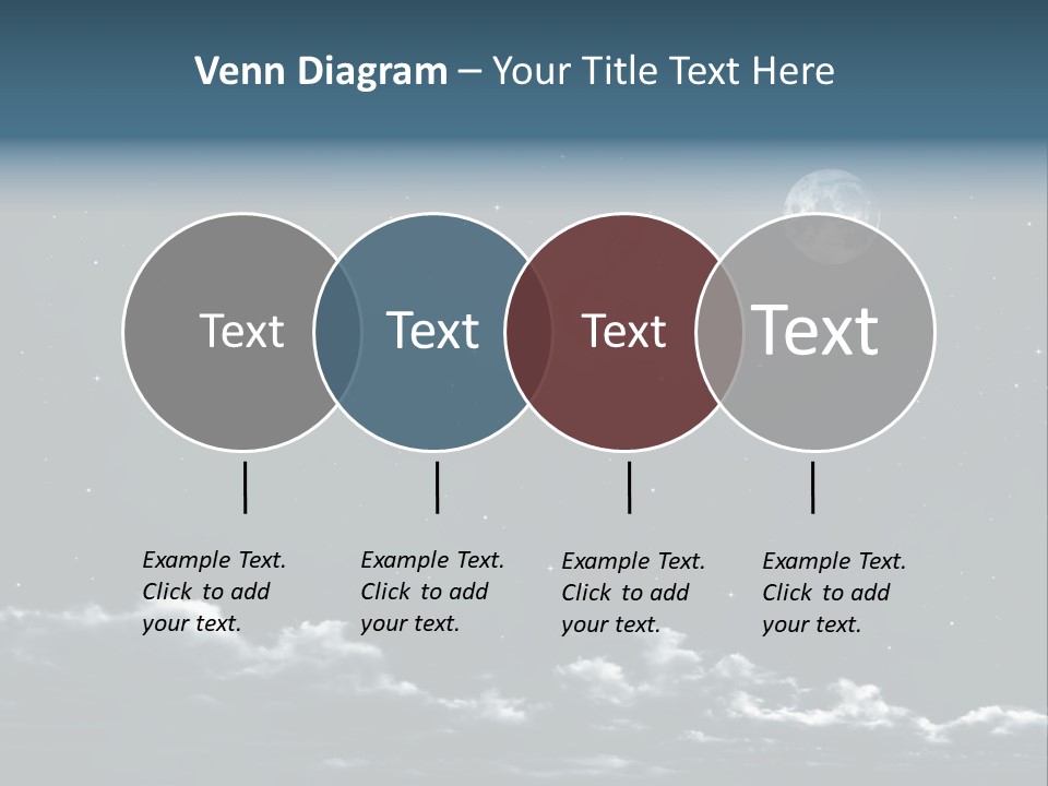 Celestial Design Background PowerPoint Template