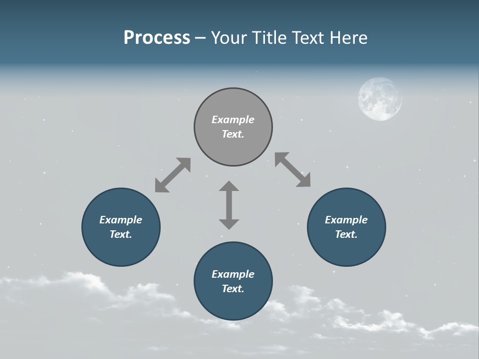 Celestial Design Background PowerPoint Template