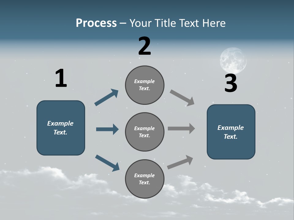 Celestial Design Background PowerPoint Template