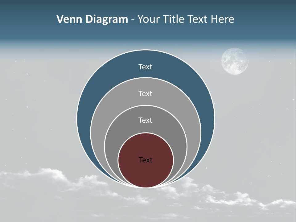 Celestial Design Background PowerPoint Template