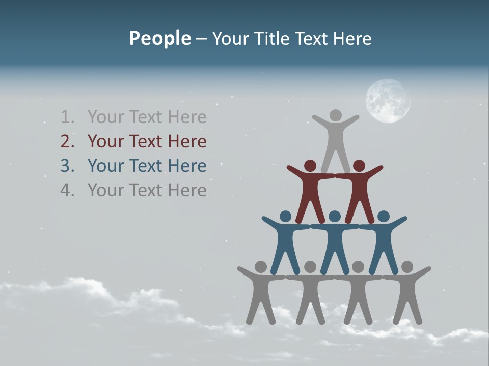 Celestial Design Background PowerPoint Template