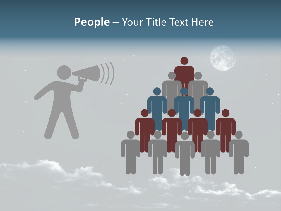 Celestial Design Background PowerPoint Template