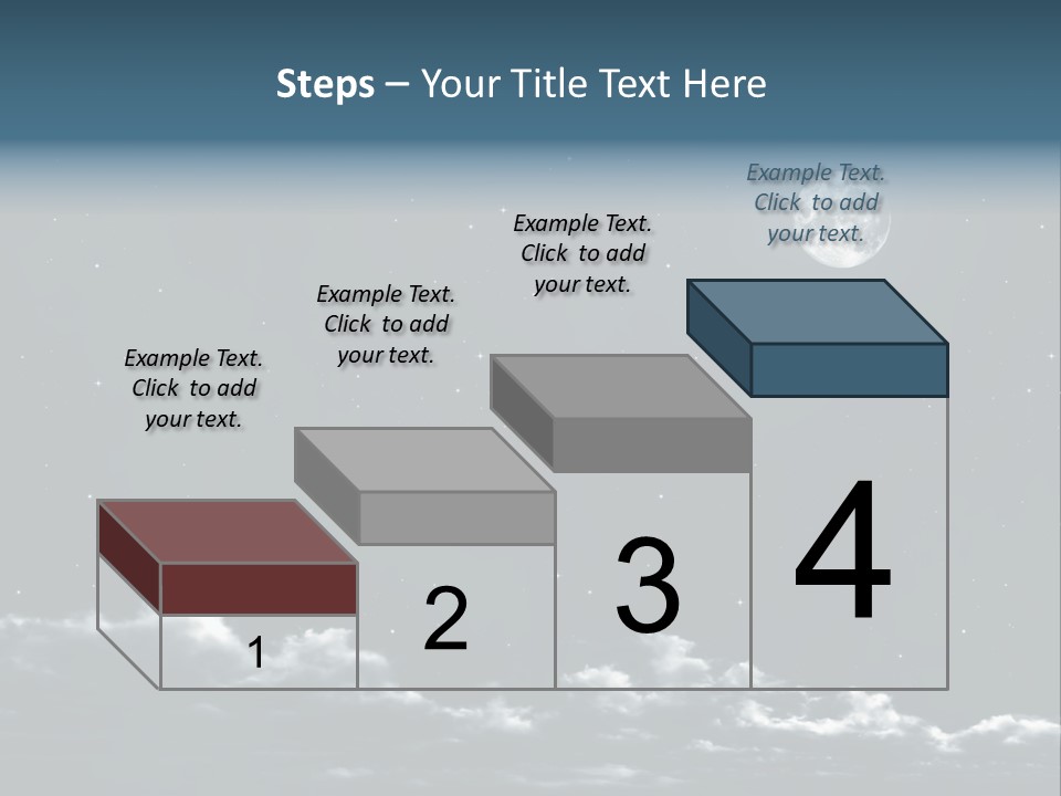 Celestial Design Background PowerPoint Template
