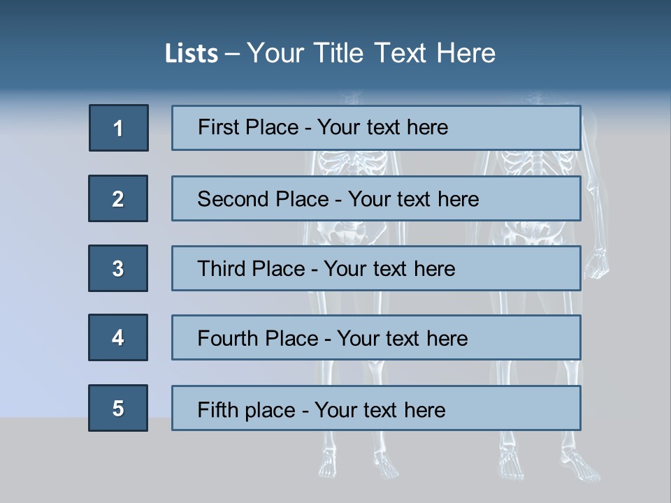 Muscle Anatomy Female PowerPoint Template