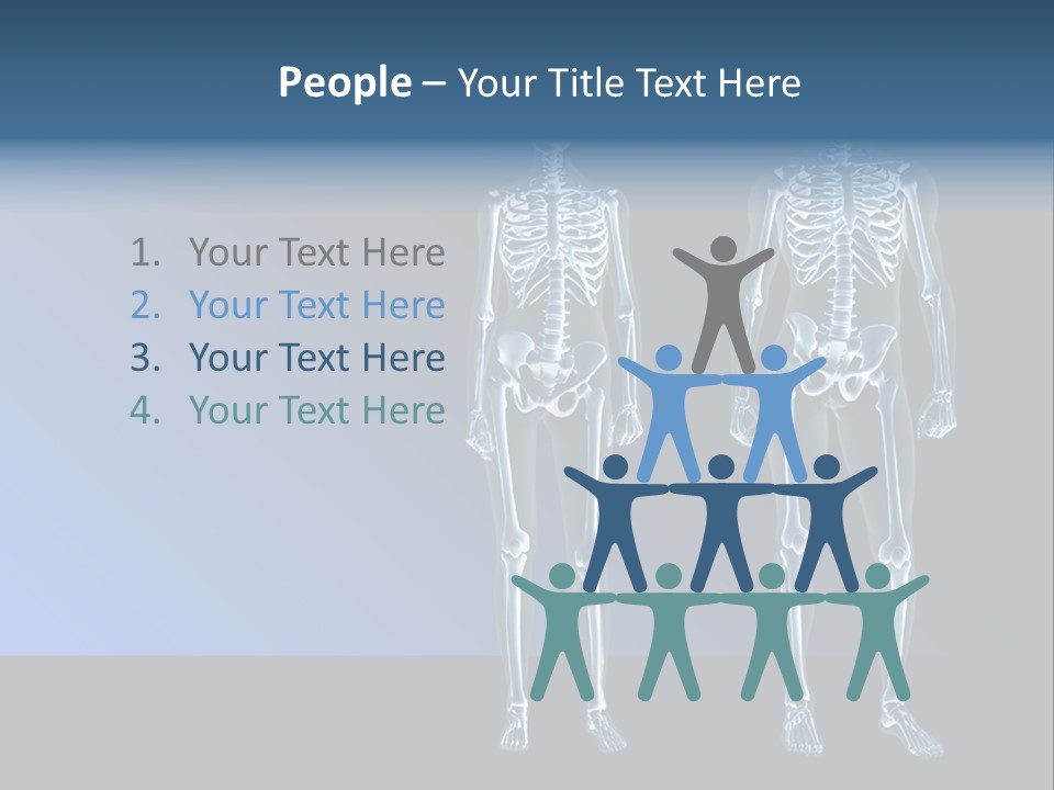 Muscle Anatomy Female PowerPoint Template