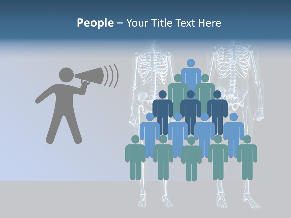 Muscle Anatomy Female PowerPoint Template