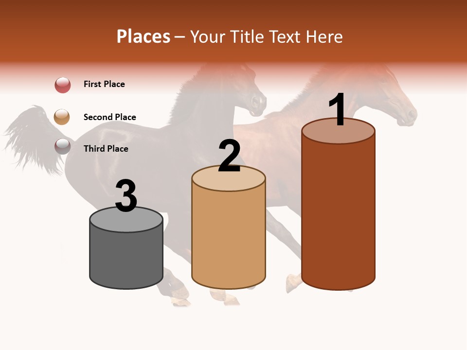 Red Young Run PowerPoint Template