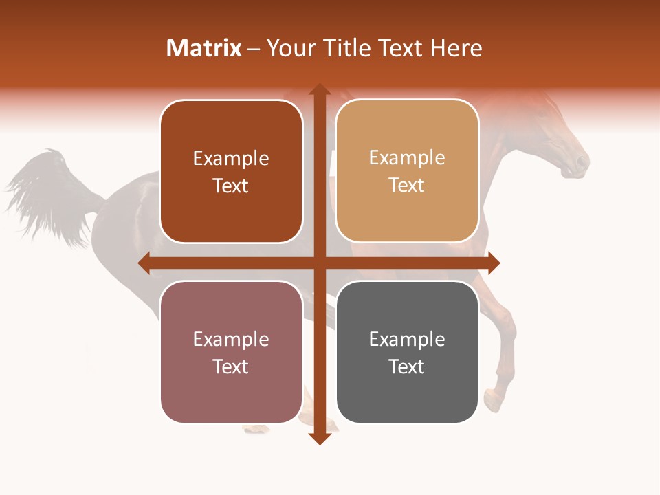 Red Young Run PowerPoint Template