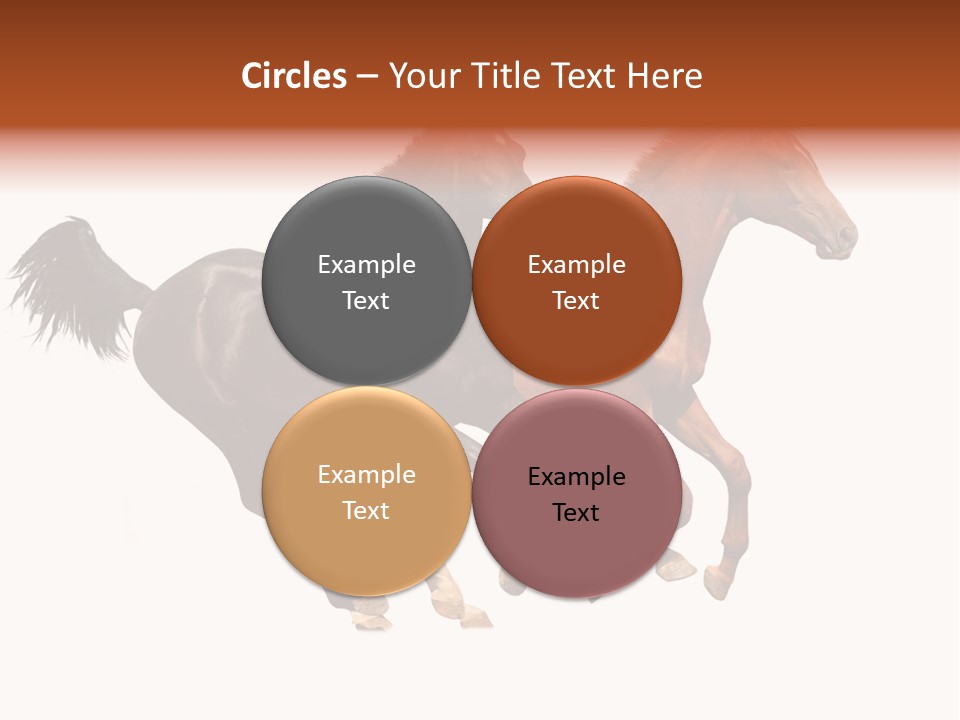 Red Young Run PowerPoint Template