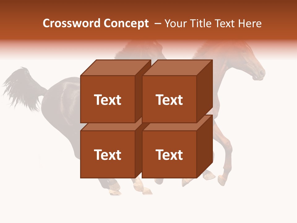 Red Young Run PowerPoint Template