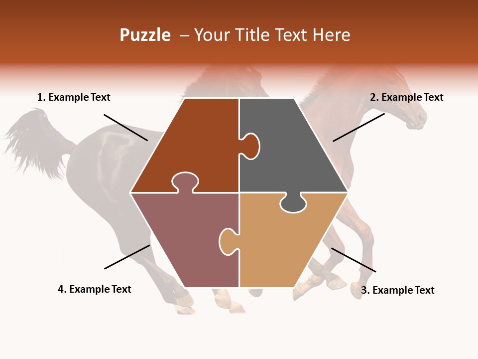 Red Young Run PowerPoint Template