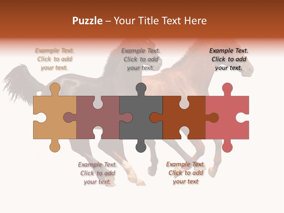 Red Young Run PowerPoint Template