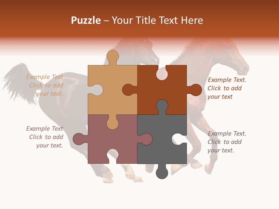 Red Young Run PowerPoint Template