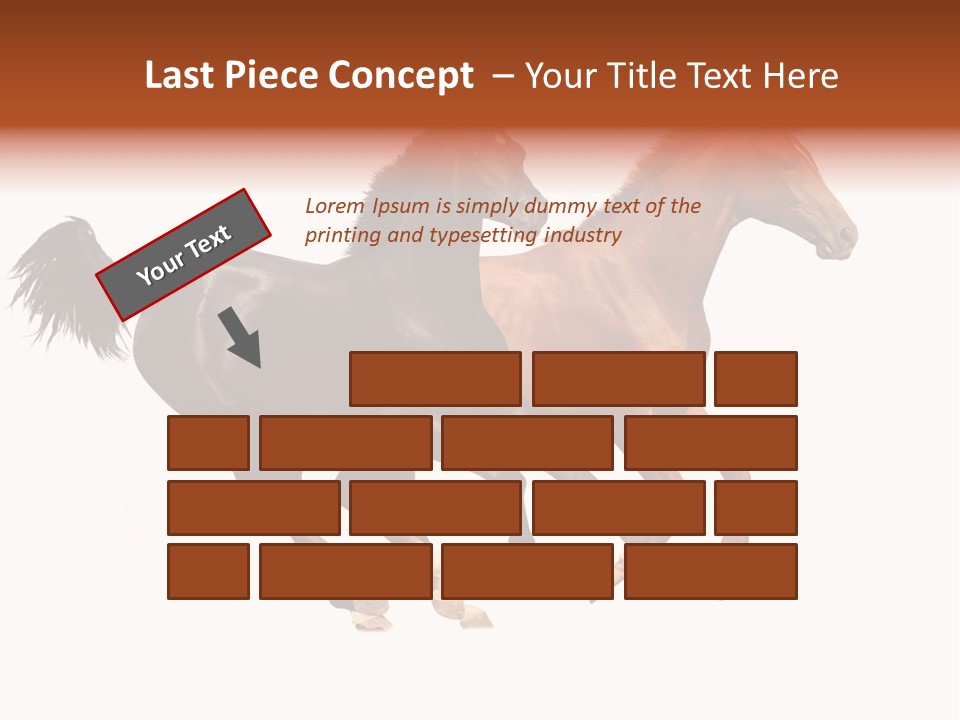 Red Young Run PowerPoint Template