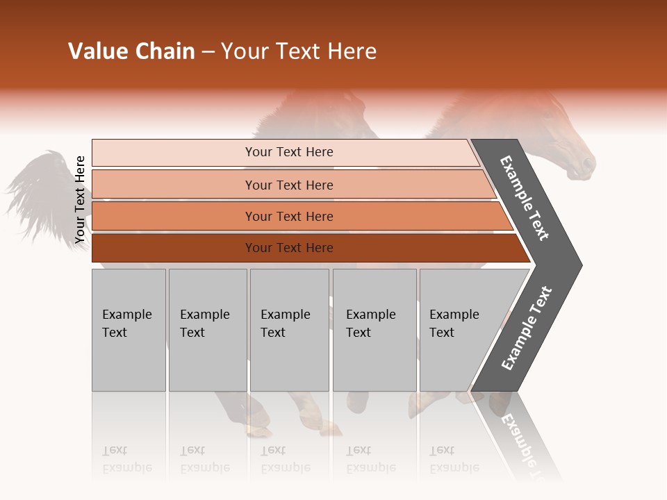 Red Young Run PowerPoint Template