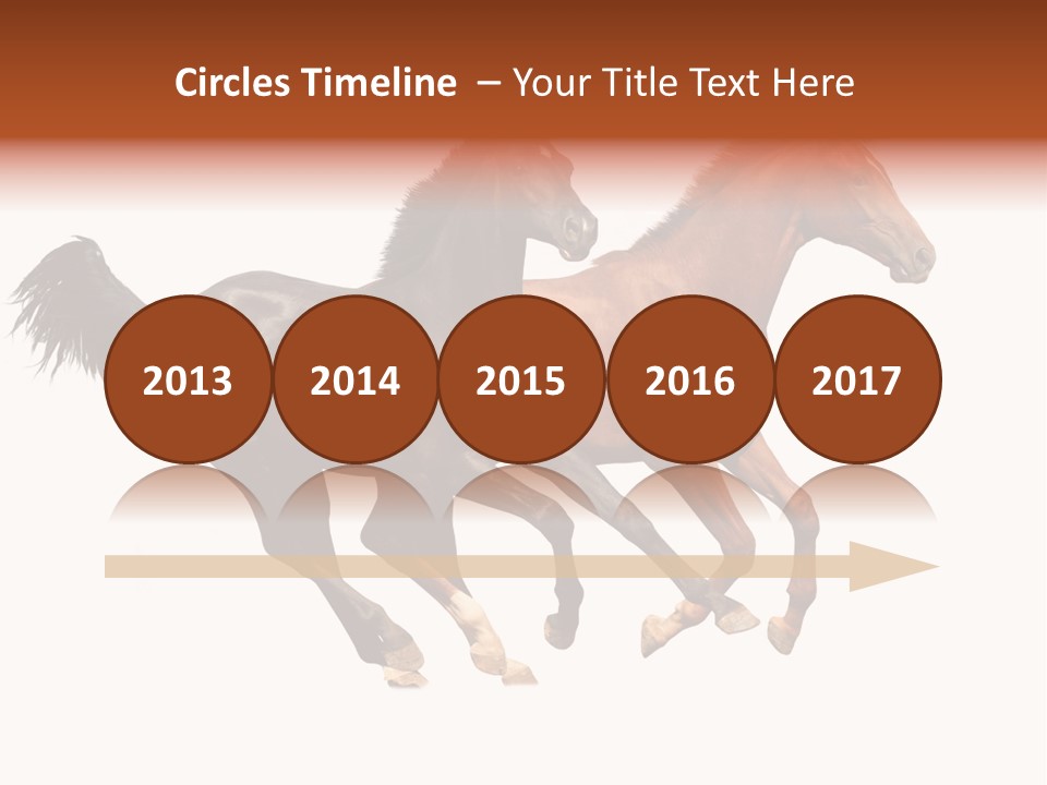 Red Young Run PowerPoint Template