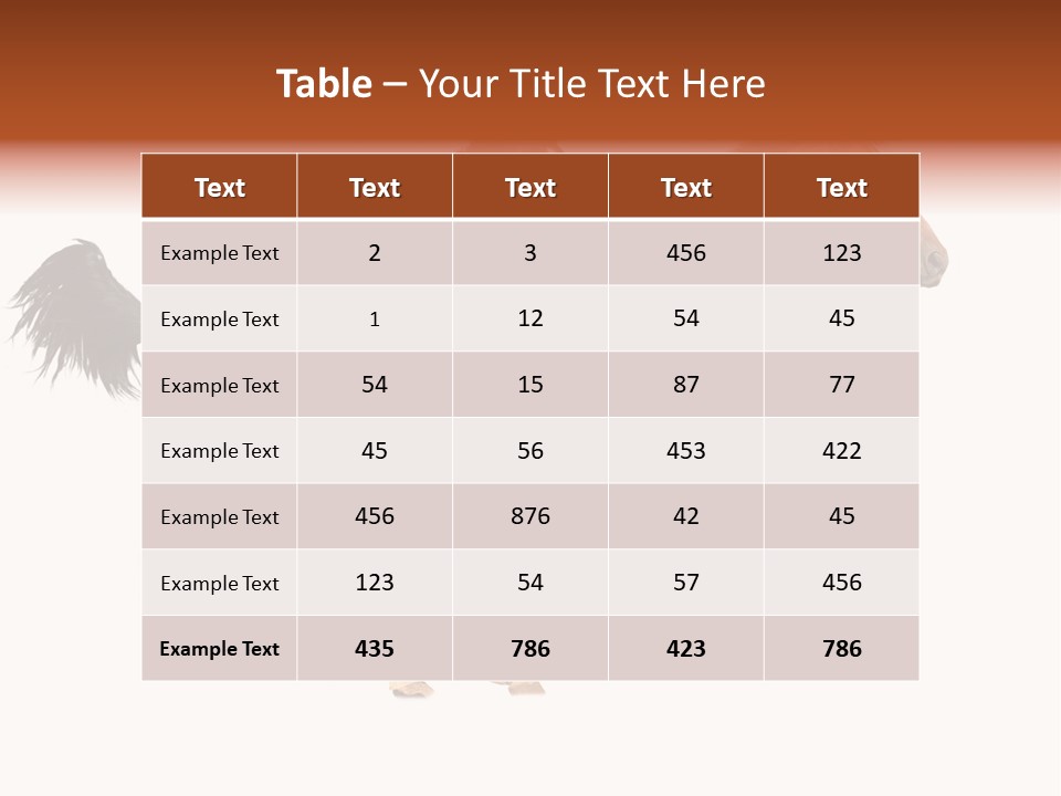 Red Young Run PowerPoint Template