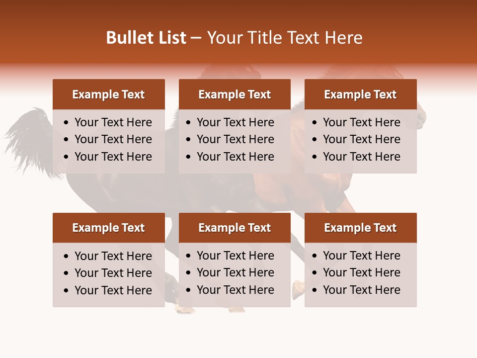 Red Young Run PowerPoint Template