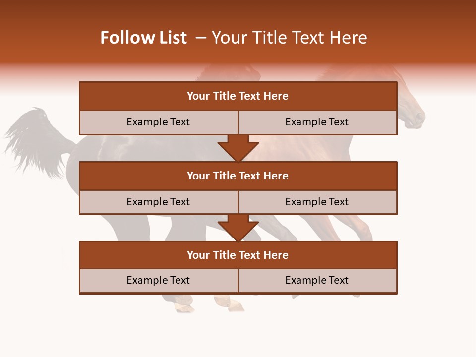 Red Young Run PowerPoint Template