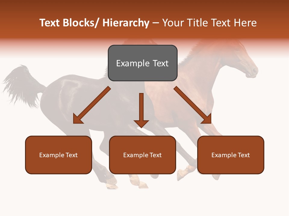 Red Young Run PowerPoint Template