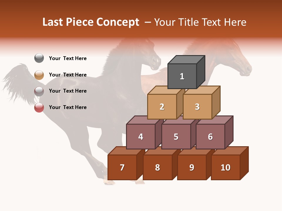 Red Young Run PowerPoint Template