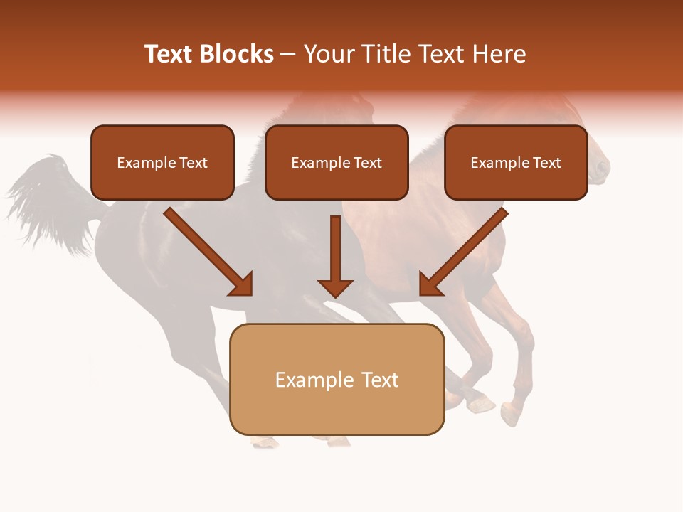 Red Young Run PowerPoint Template