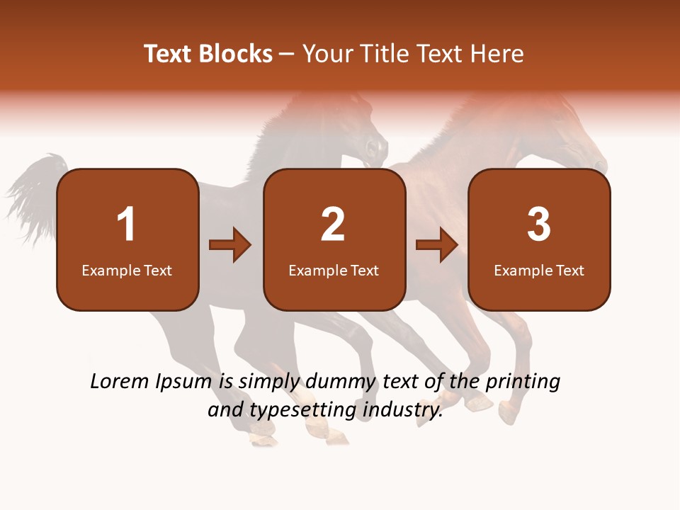 Red Young Run PowerPoint Template